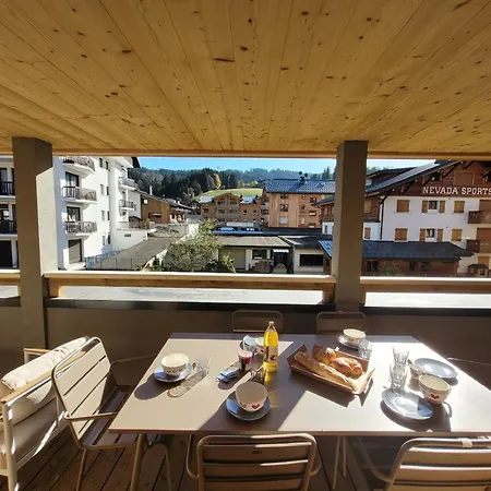 Apartment De Gamme, 6 Pers, Centre Des Gets, Grande Terrasse - Fr-1-598-159